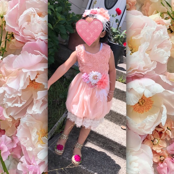 Girls flower dress - Picture 8 of 9